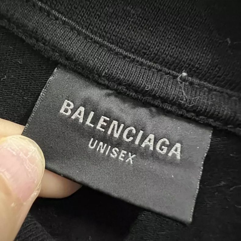 Balenciaga Balenciaga Blue logo print short-sleeved Size US XS / EU 42 / 0 - 3 Thumbnail