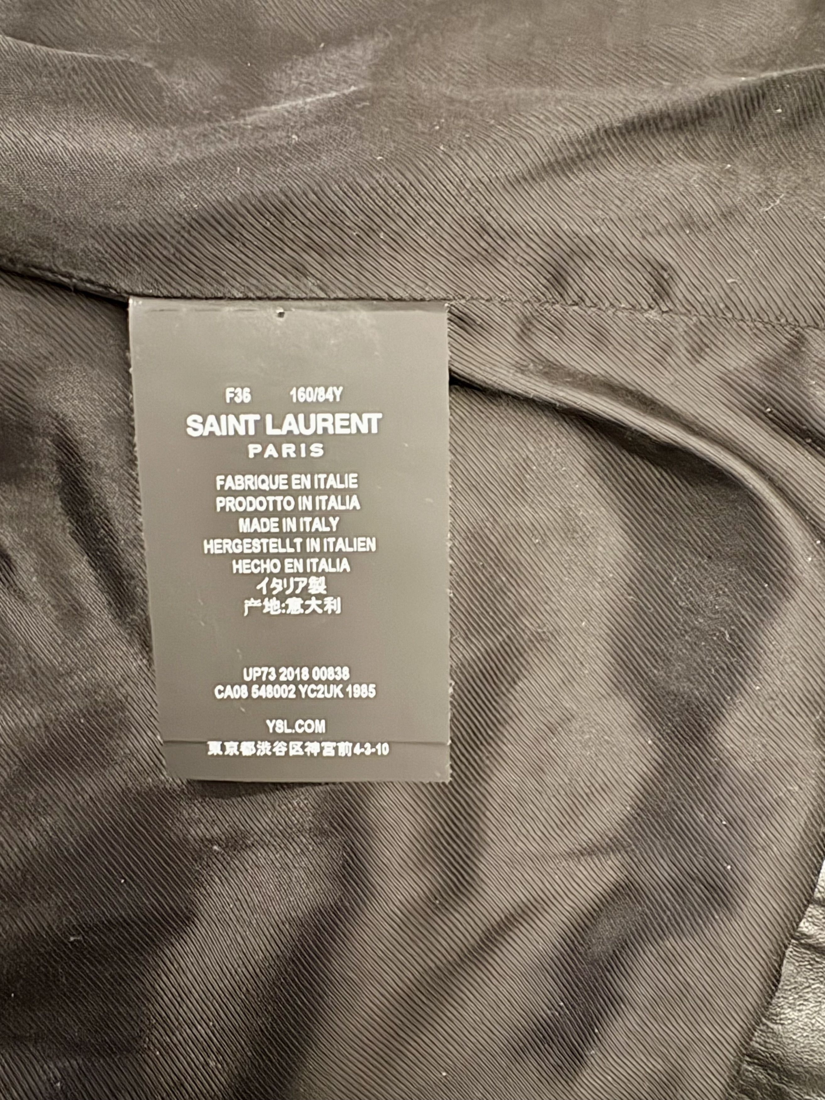 Saint Laurent Paris Saint Laurent Leather Studded Jacket Size XS / US 0-2 / IT 36-38 - 11 Thumbnail