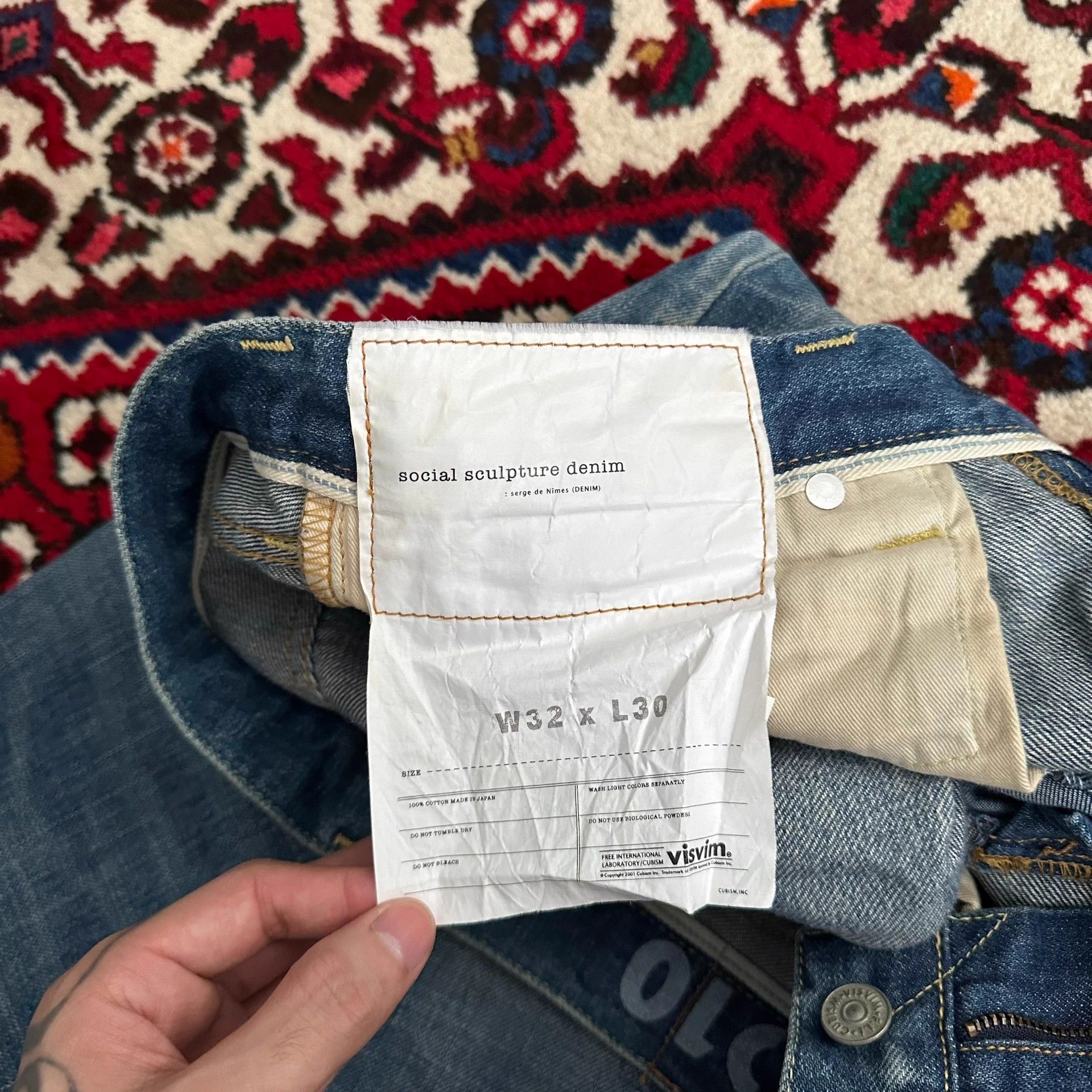 Visvim visvim 16ss 04d10 yellow mud wash 9.5/10 w32l30 jeans Size US 32 / EU 48 - 6 Thumbnail