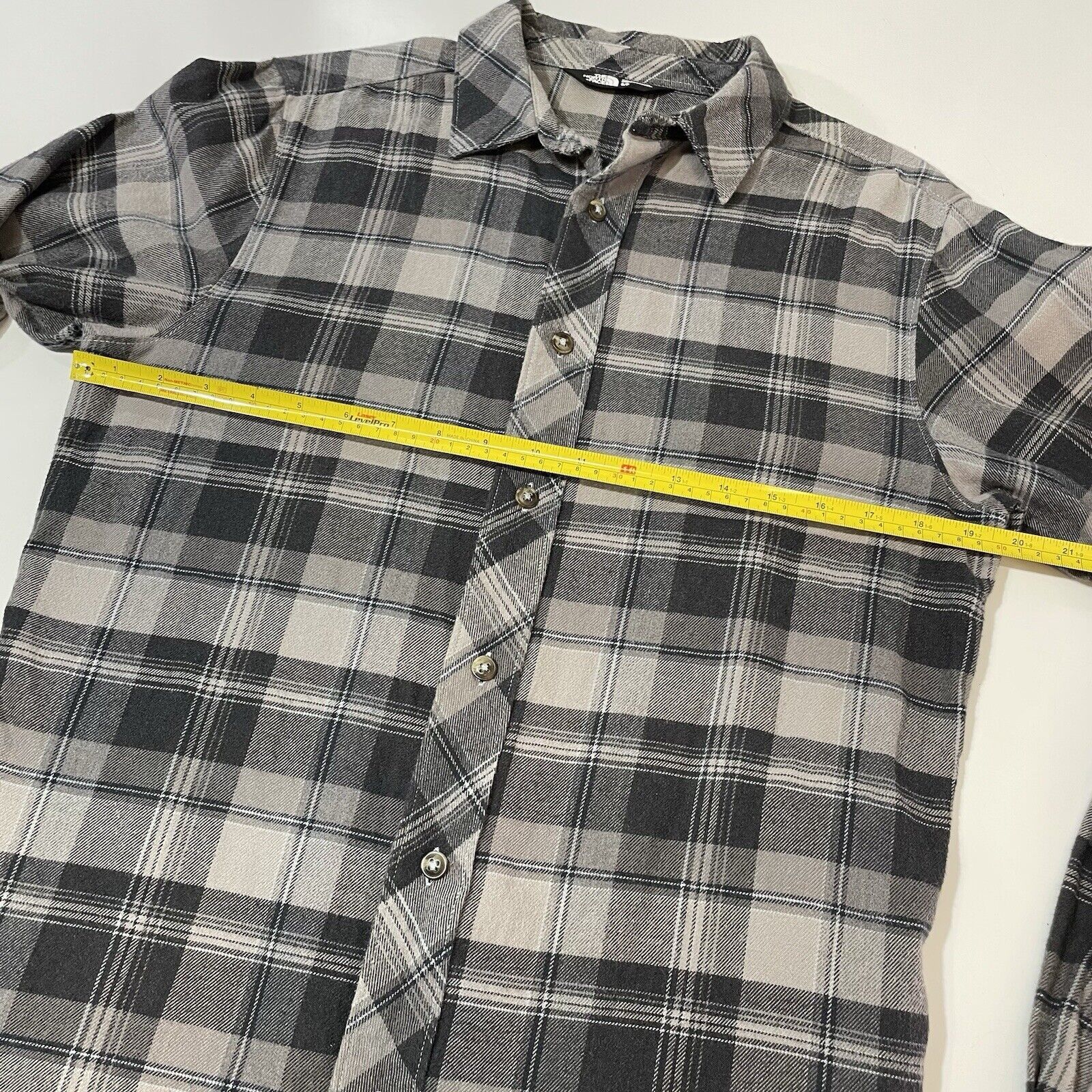 The North Face The North Face Men’s Gray Black Plaid Flannel Shirt Small Size US S / EU 44-46 / 1 - 5 Thumbnail