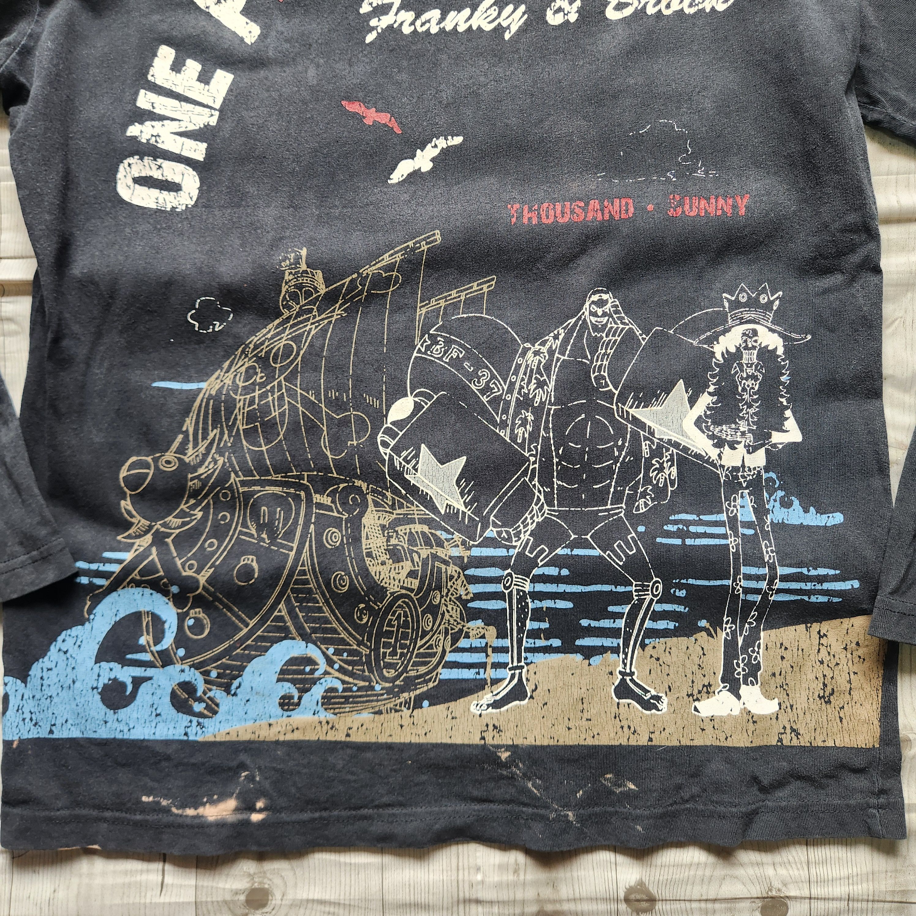 One Piece × Vintage Vintage Japan One Piece Anime Long Sleeves TShirt Size US M / EU 48-50 / 2 - 9 Thumbnail