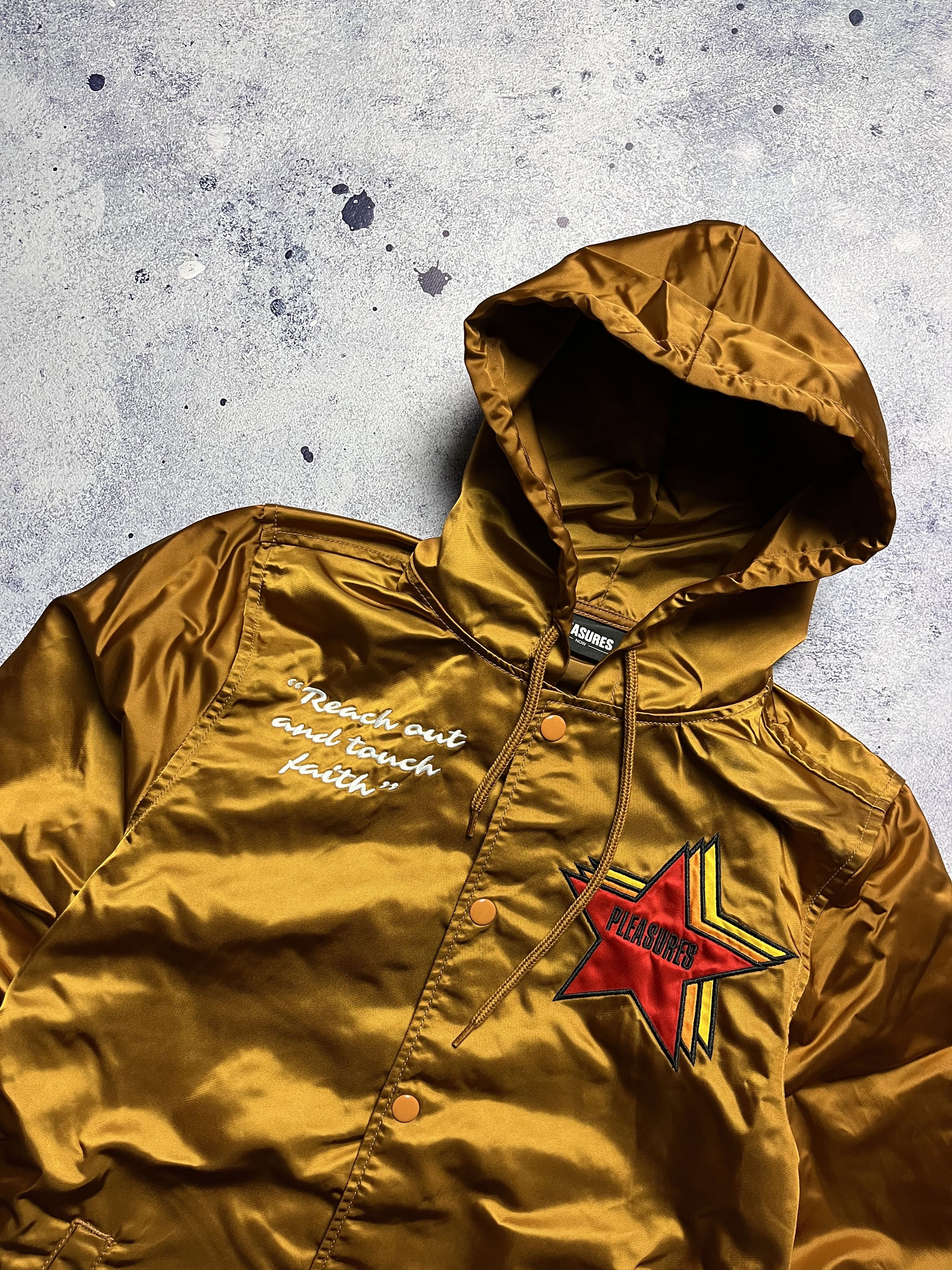 Pleasures Pleasures Crazy Nylon Windbreaker Light Jacket Big Star Size US S / EU 44-46 / 1 - 3 Thumbnail