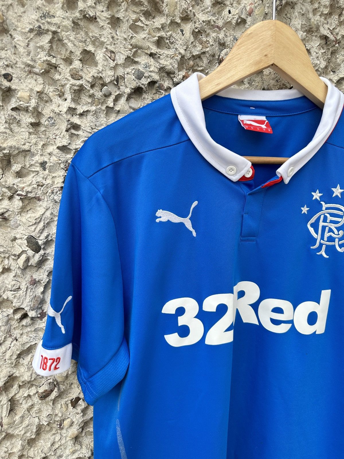 Puma Puma Rangers 2014 2015 first kit tee t-shirt Size US M / EU 48-50 / 2 - 2 Thumbnail
