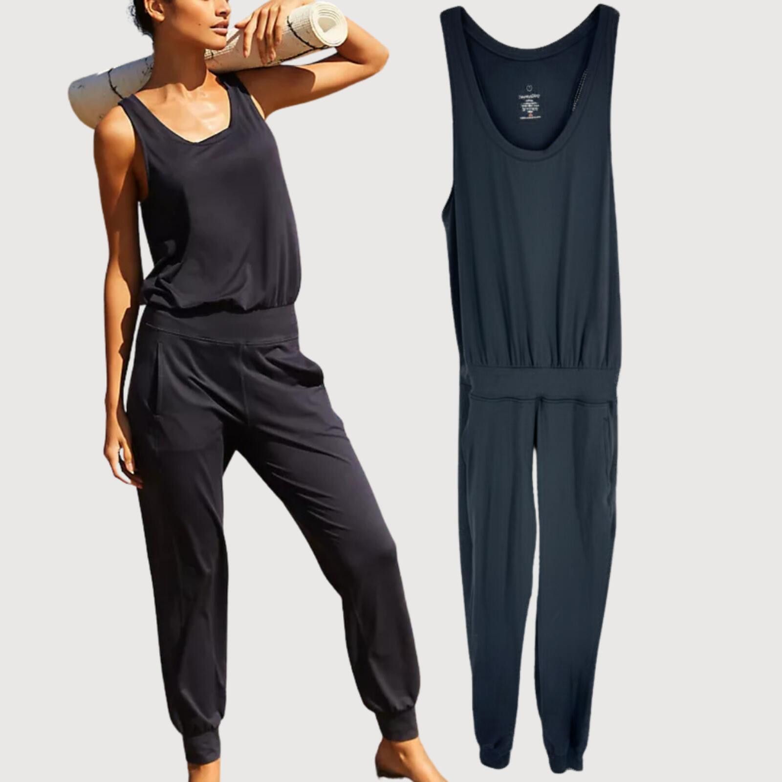 Other Sweaty Betty Gary Jumpsuit Black S Size 28" / US 6 / IT 42 - 1 Thumbnail