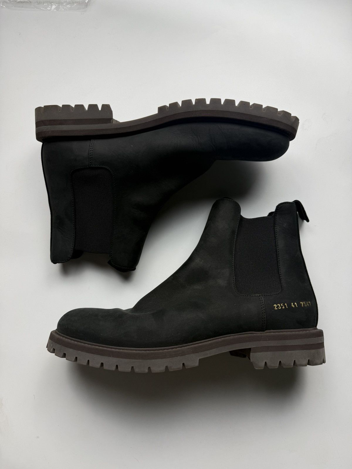 Common Projects Common Projects Chelsea Boots Charcoal Size US 8 / EU 41 - 1 Thumbnail