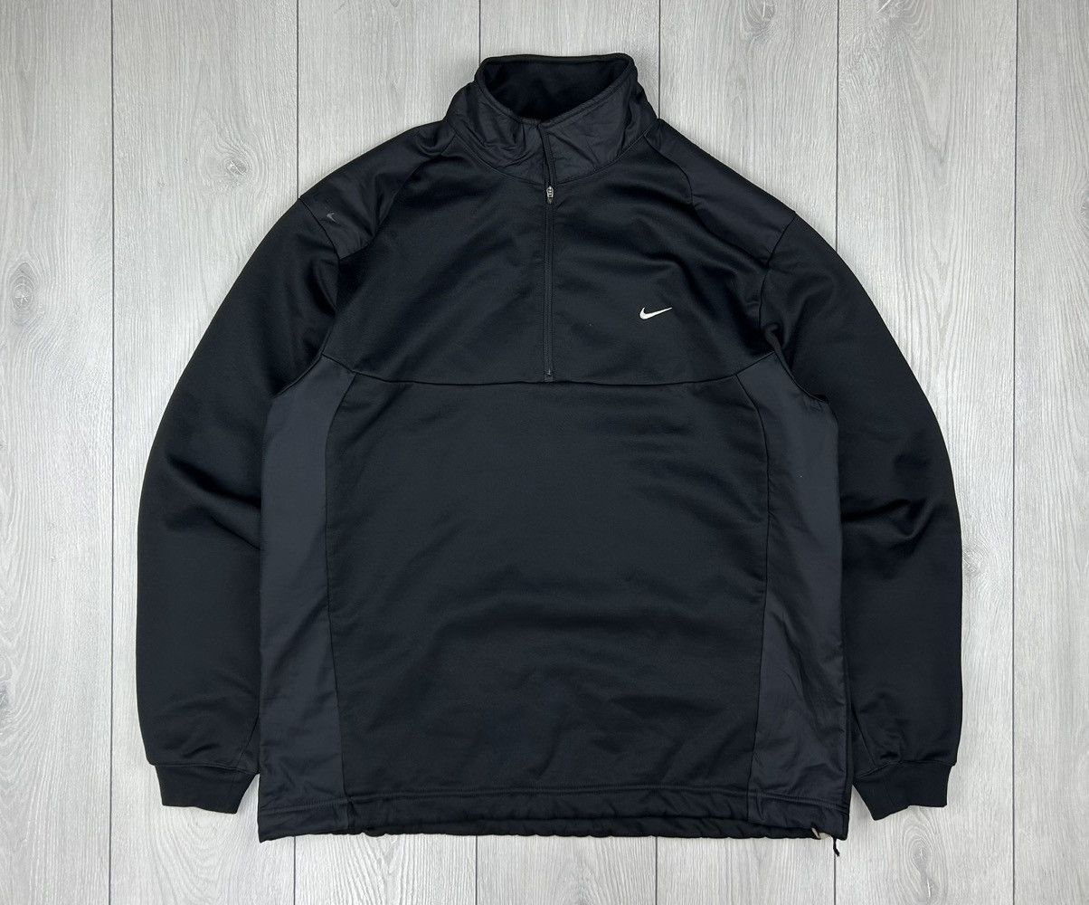 Nike × Vintage Nike Vintage Drill Anorak Black Jacket Size XL Size US XL / EU 56 / 4 - 1 Thumbnail
