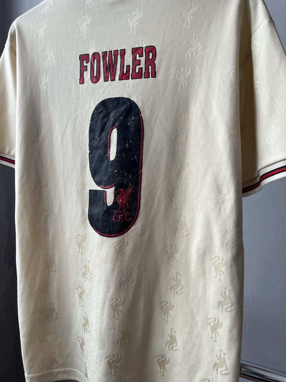 Reebok 1996/97 LIVERPOOL #9 FOWLER AWAY SOCCER JERSEY FOOTBALLSHIRT Size US M / EU 48-50 / 2 - 18 Thumbnail