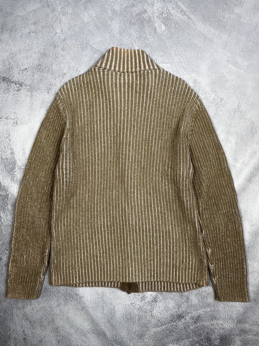 Vintage Vintage Y2K ribbed faded zip up Japanese sweater size XL Size US XL / EU 56 / 4 - 6 Thumbnail