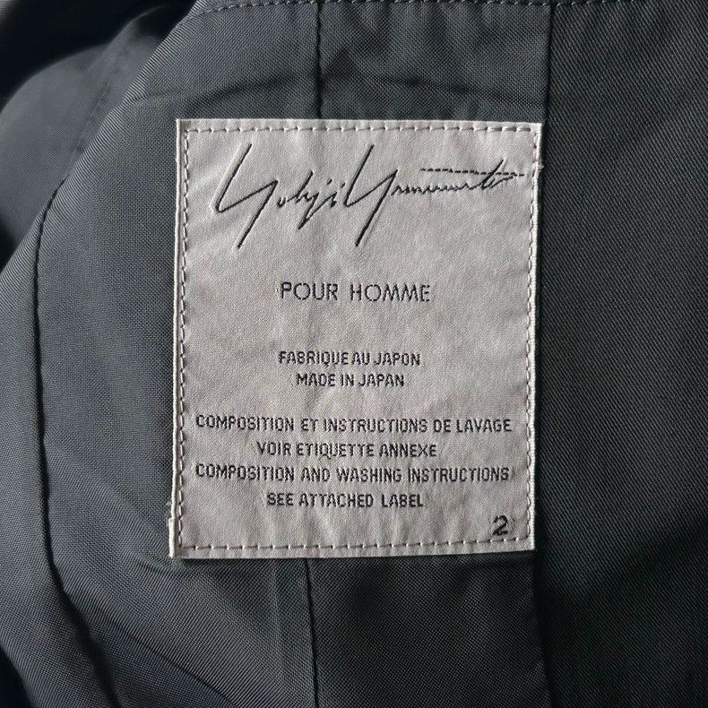 Yohji Yamamoto Yohji Yamamoto size 2 08 SS defeated soldier plain dove of Size 36R - 7 Thumbnail