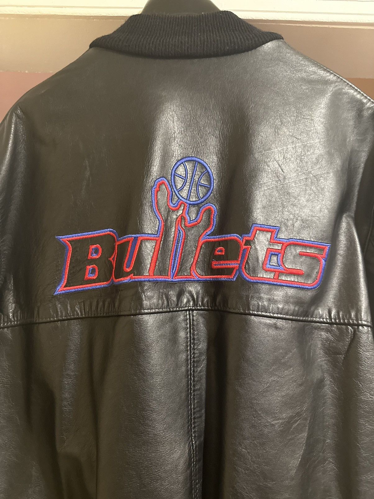 Delong Rare Player-Worn Vintage Bullets NBA Jacket Size US XXL / EU 58 / 5 - 3 Thumbnail