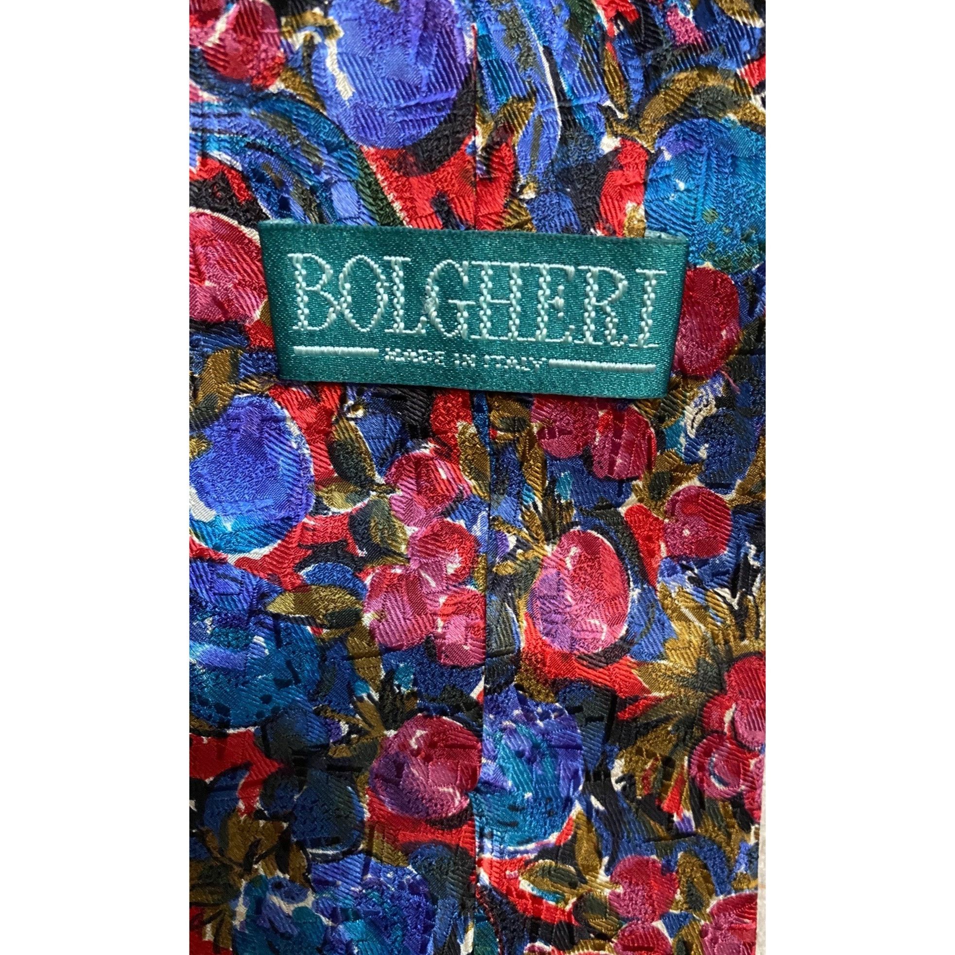 Designer VINTAGE BOLGHERI 100% SILK TIE MADE IN ITALY Size ONE SIZE - 3 Thumbnail