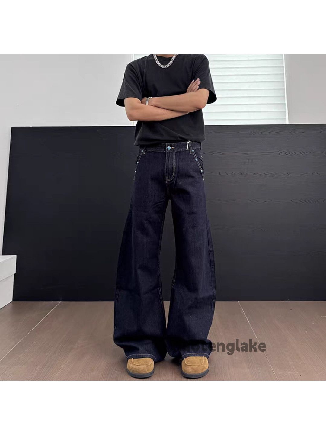 Vintage Custom unisex utility punk yuppie loose baggy jeans Size US 32 / EU 48 - 10 Thumbnail