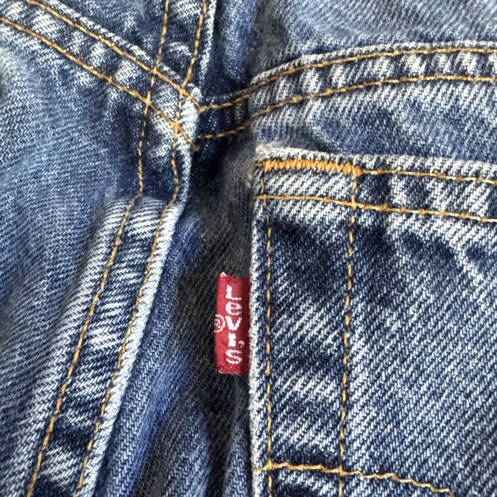 Levi's VINTAGE Levi’s 550 Jeans 90s Blue Denim Relaxed Fit Tapered Men’s 32x29 HTF Jeans Mens Size US 32 / EU 48 - 3 Thumbnail