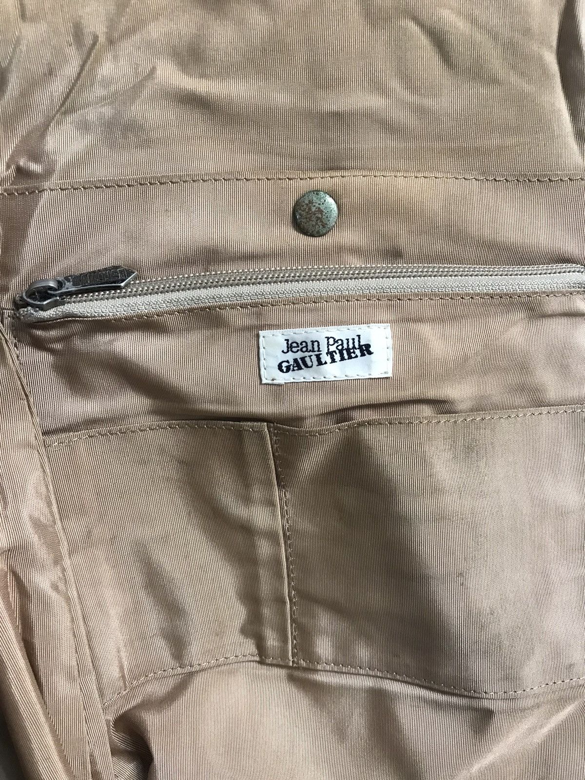 Japanese Brand × Jean Paul Gaultier Jean paul Gaultier Cream Sling Bag Size ONE SIZE - 9 Thumbnail
