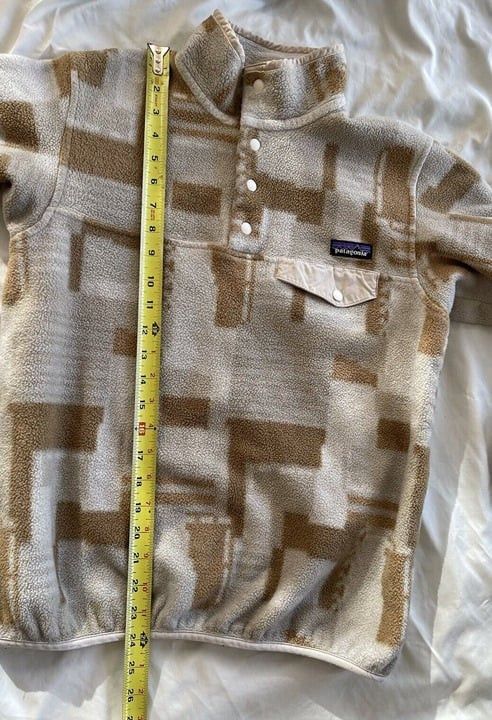 Patagonia × Vintage Patagonia Synchilla Snap Fleece Pullover Women's Geometric Size M / US 6-8 / IT 42-44 - 4 Thumbnail