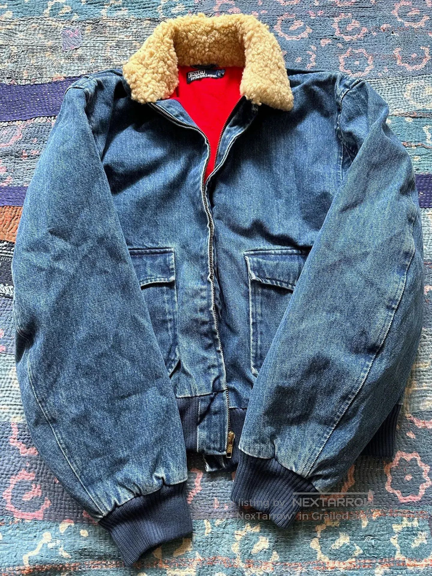 Polo Ralph Lauren Polo Ralph Lauren Vintage Wool Blend Denim. Size US M / EU 48-50 / 2 - 2 Thumbnail
