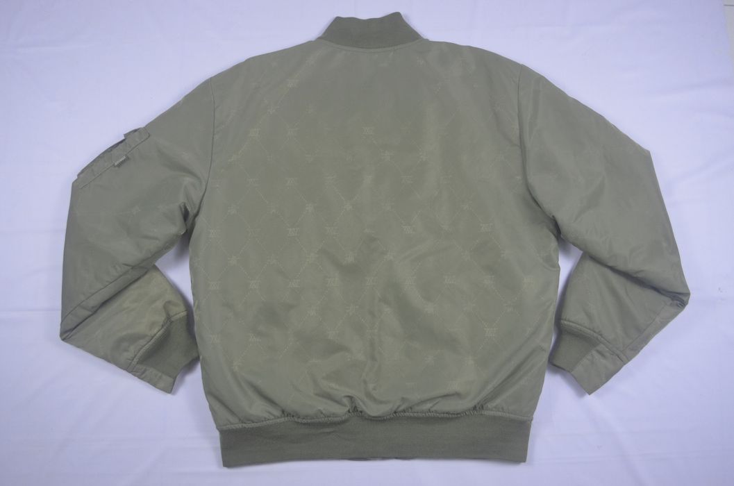 Stussy RARE Stussy MA1 Bomber Jacket Nylon AOP Monogram Logo | Grailed