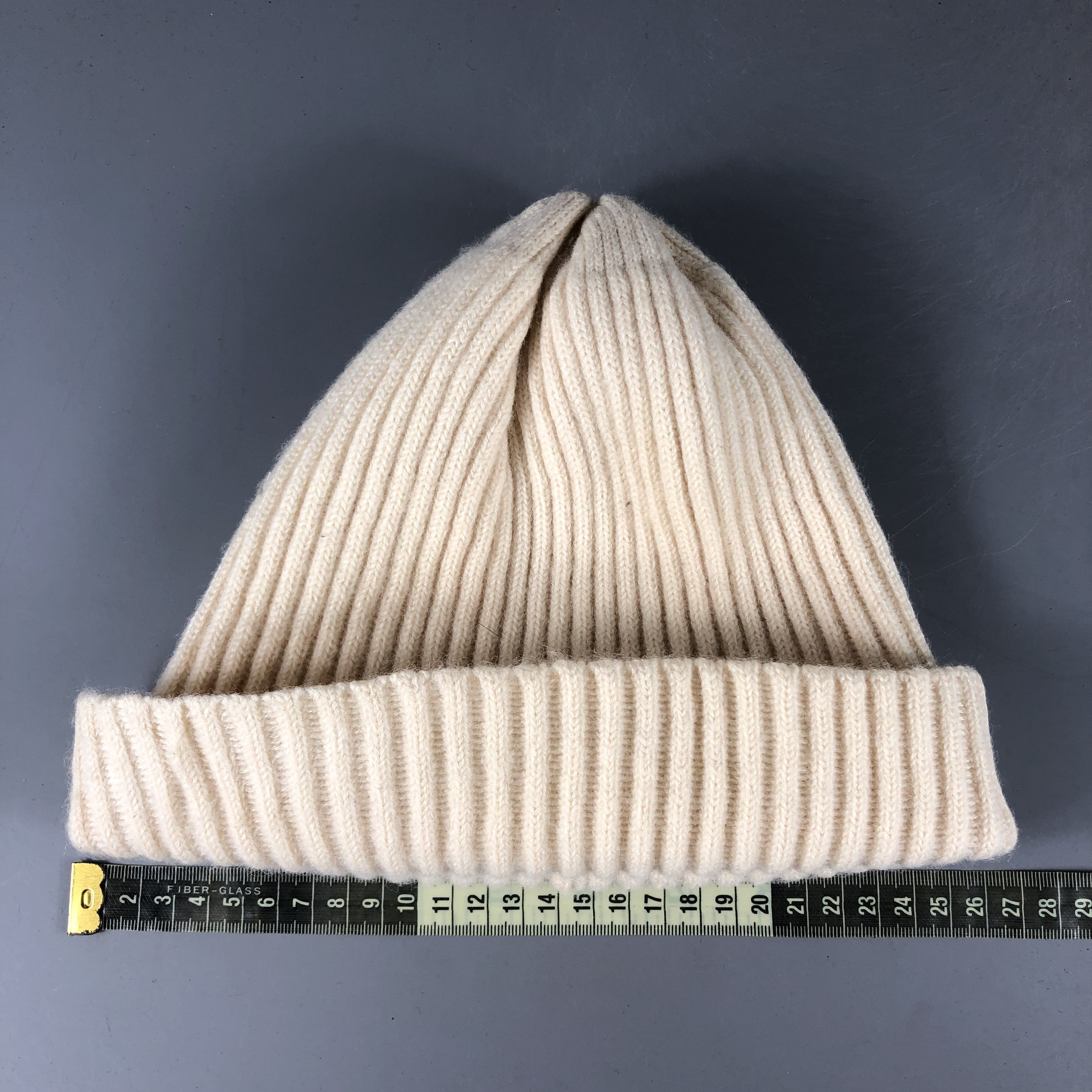 Vintage Vintage Cream Beanie Snow Hat Snow Cap -D859 Size ONE SIZE - 4 Thumbnail