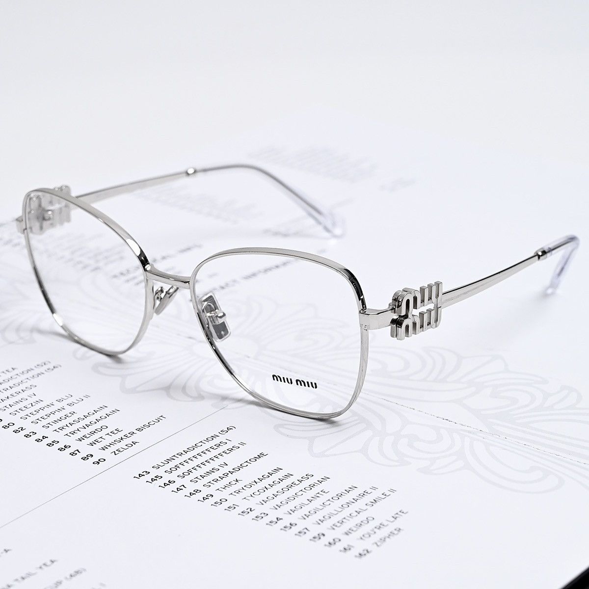 Miu Miu MIU MIU 0MU 50XV GLASSES Size ONE SIZE - 2 Thumbnail