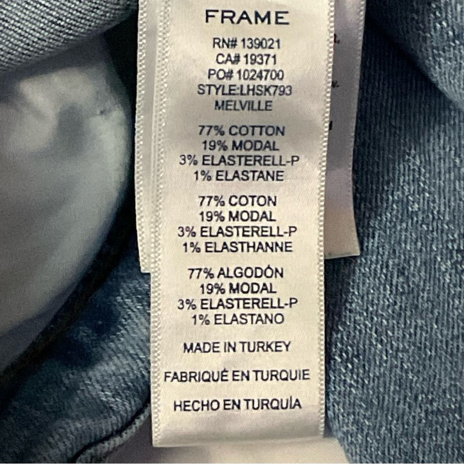 Frame FRAME Denim Le High Skinny Blue Jean 27 Size 27" / US 4 / IT 40 - 10 Thumbnail