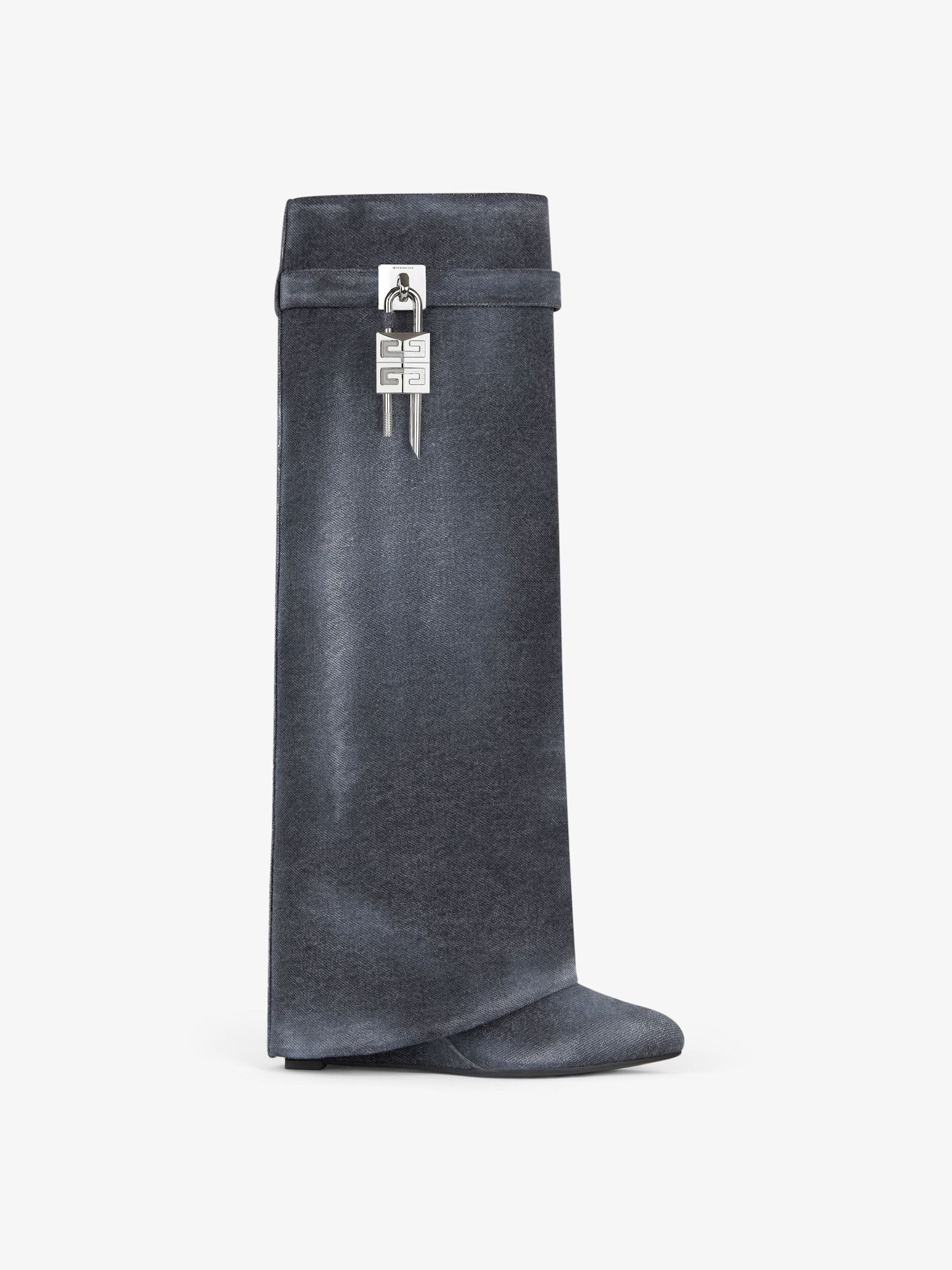 Givenchy Shark Lock Pant Boots 90mm in black Size US 10 / IT 40 - 1 Thumbnail