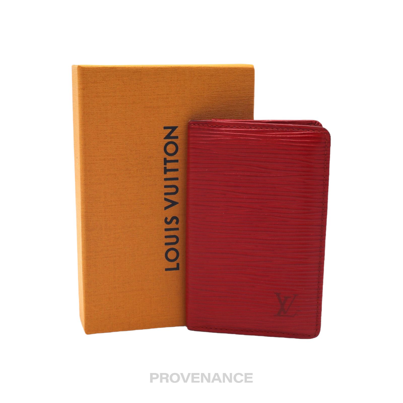 Louis Vuitton 🔴 Louis Vuitton Pocket Organizer Wallet - Red Epi Leather Size ONE SIZE - 1 Thumbnail