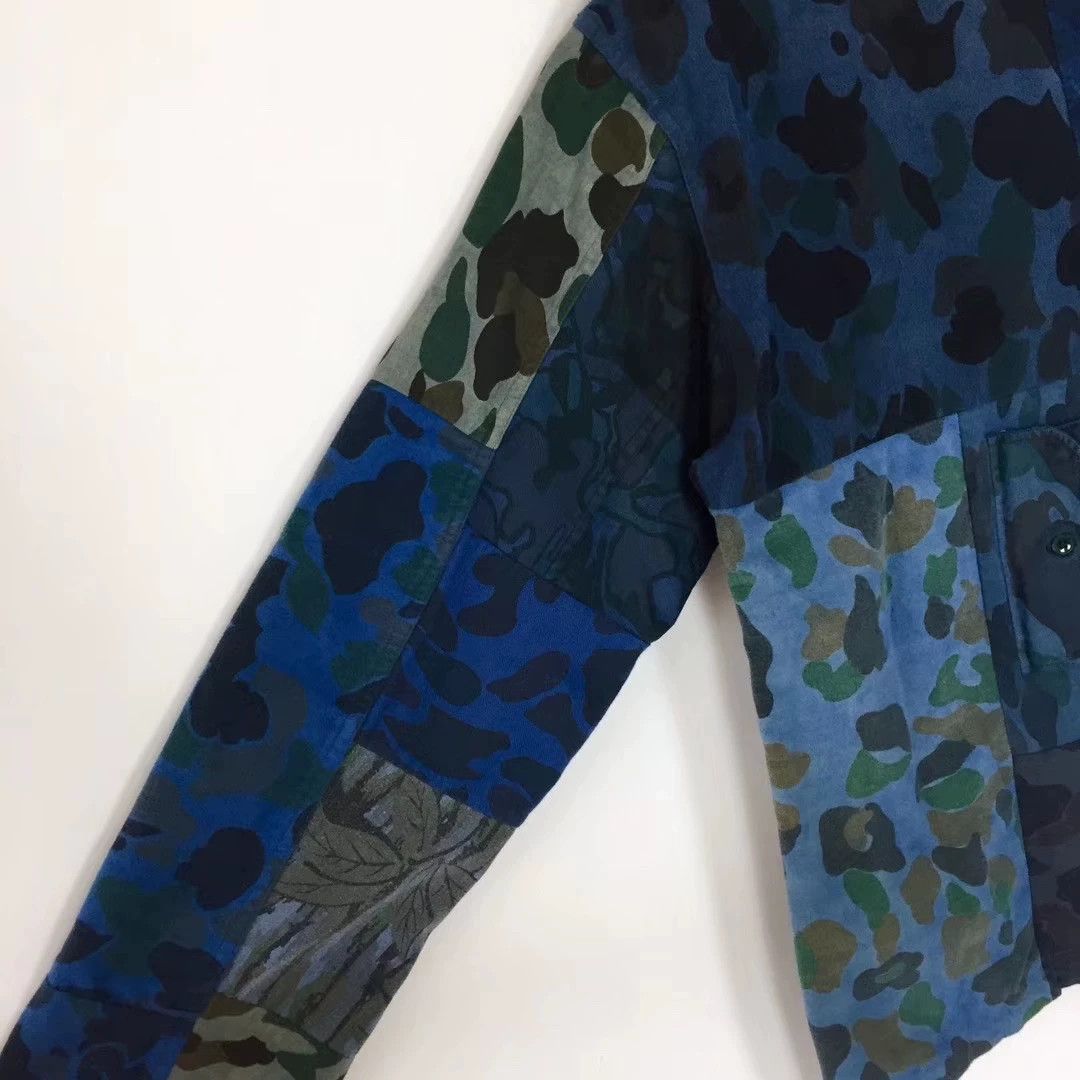 Other REBUILD BY NEEDLES FW16 Blue Camo Vtg Colorblock Jkt S Size US S / EU 44-46 / 1 - 2 Thumbnail