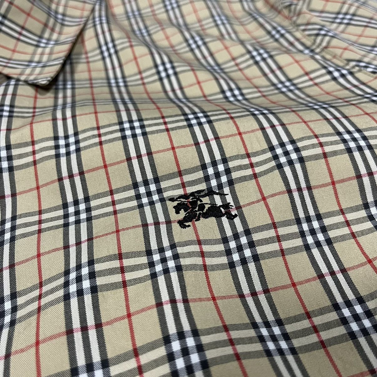 Burberry × Vintage Vintage Burberrys Nova Check button up shirt Size M / US 6-8 / IT 42-44 - 7 Thumbnail