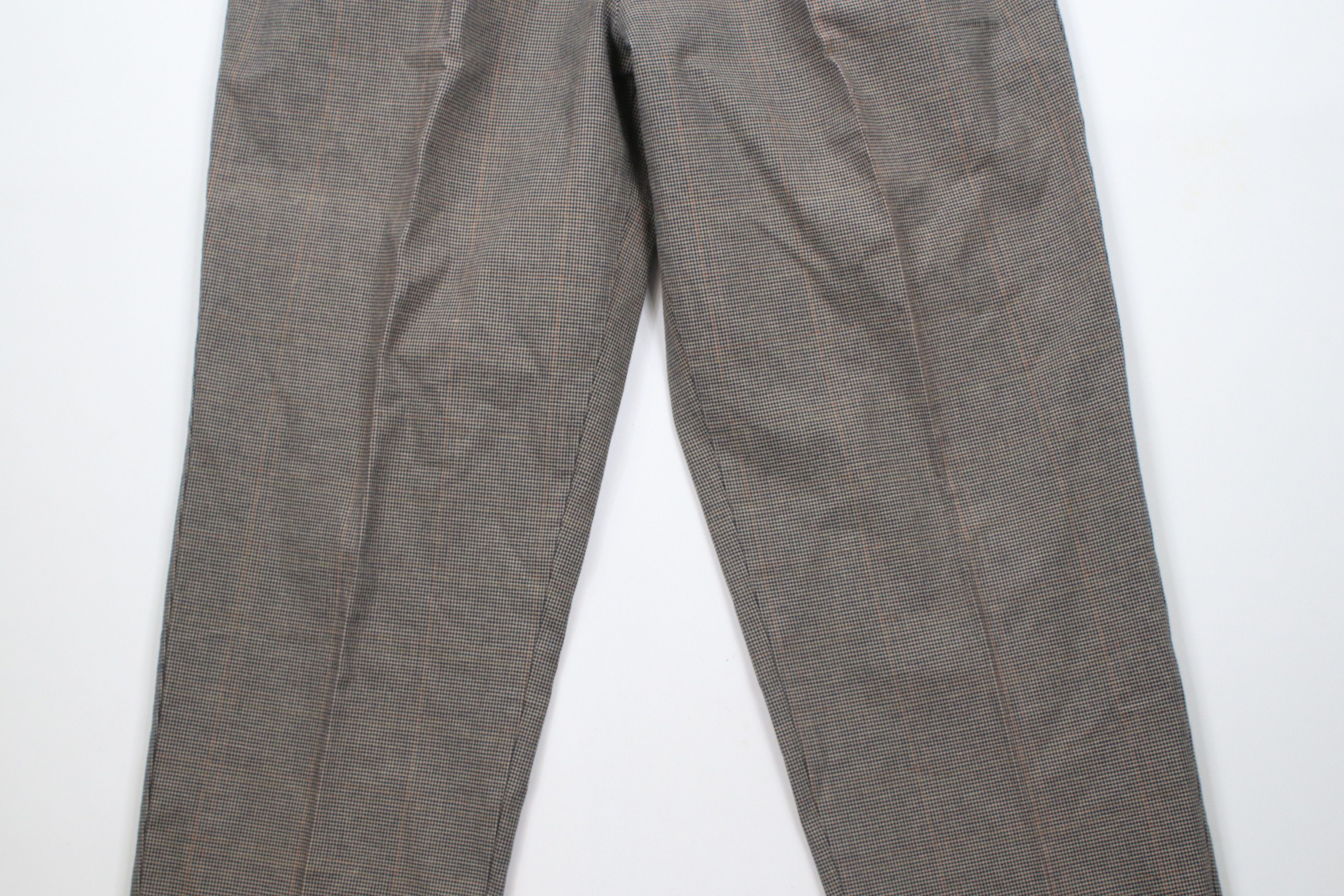 Vintage Vintage 90s Streetwear Cuffed Chino Pants Houndstooth Size US 32 / EU 48 - 3 Thumbnail