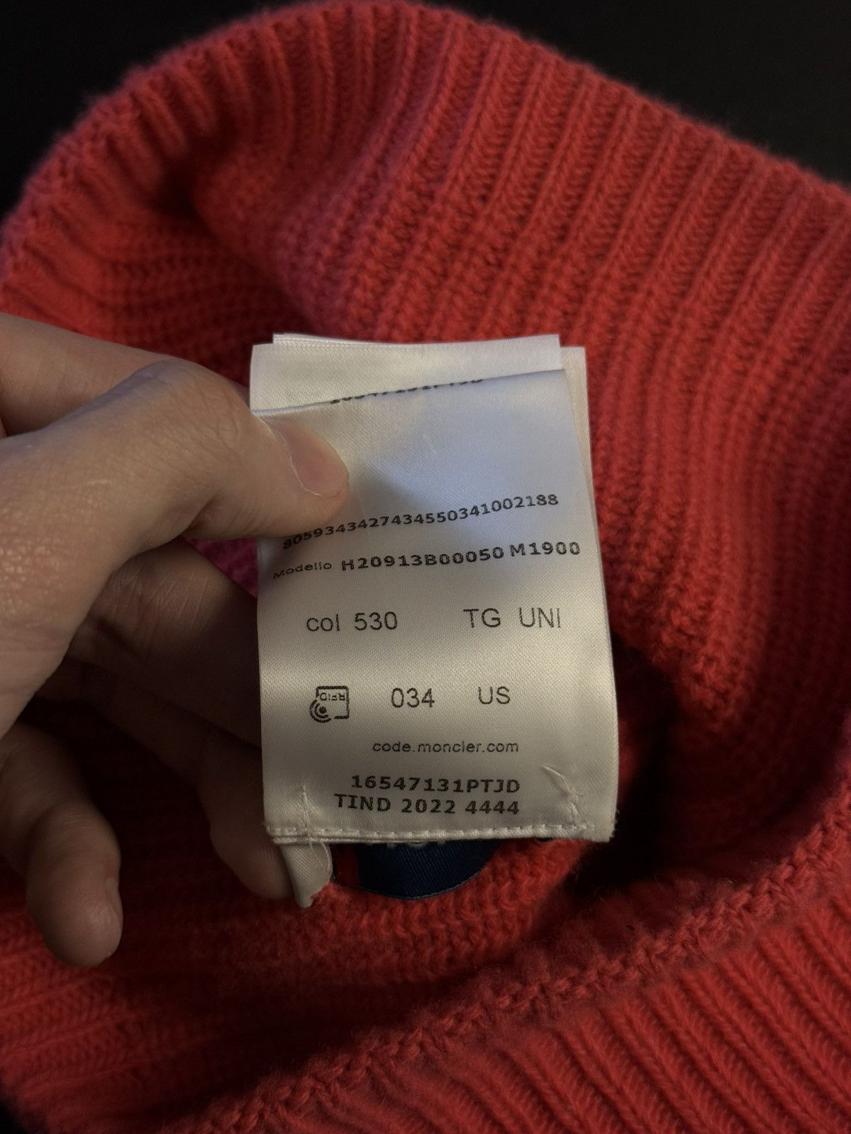 Moncler Moncler Beanie UNI-SEX Pre Owned Clean 🧼 Size ONE SIZE - 12 Thumbnail