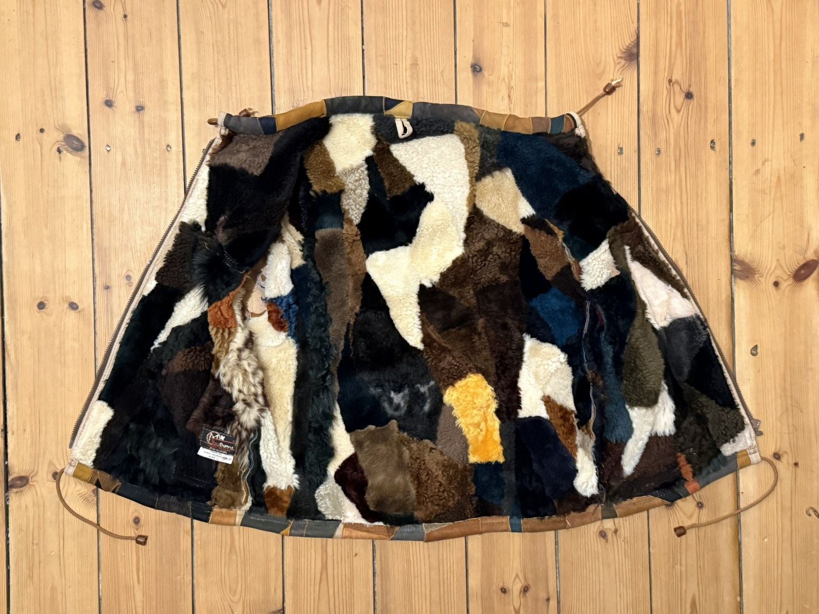 Other Rare Theo Muratidis Original Shearling Patchwork Vest Vintag Size US L / EU 52-54 / 3 - 5 Thumbnail