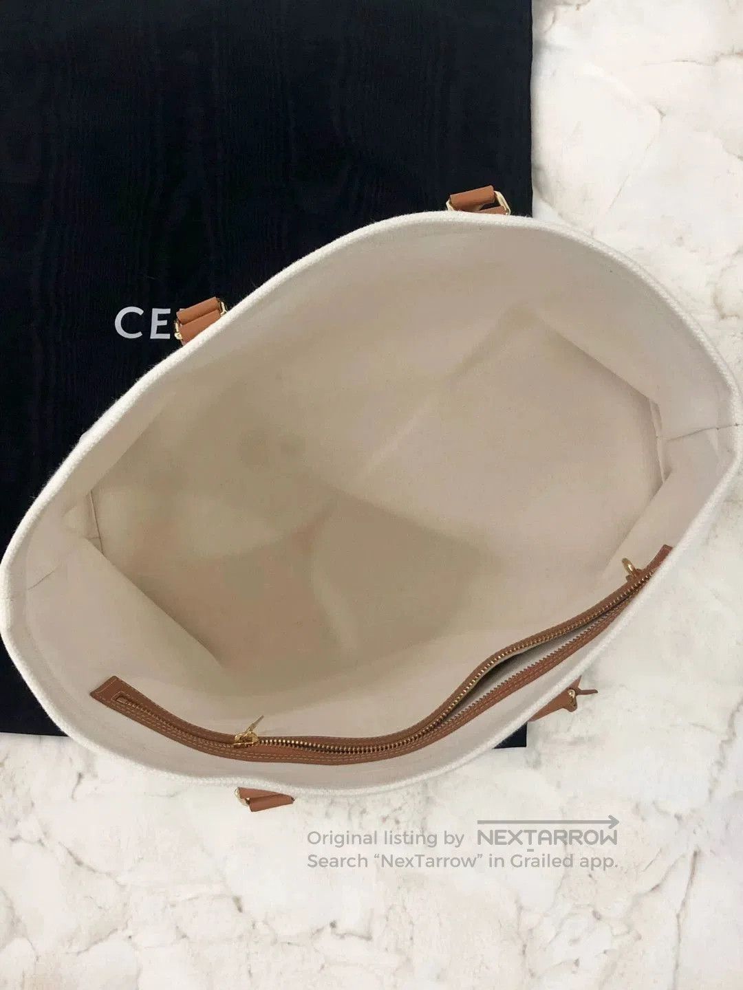 Celine Celine 20AW Canvas Tote Bag. Size ONE SIZE - 3 Thumbnail