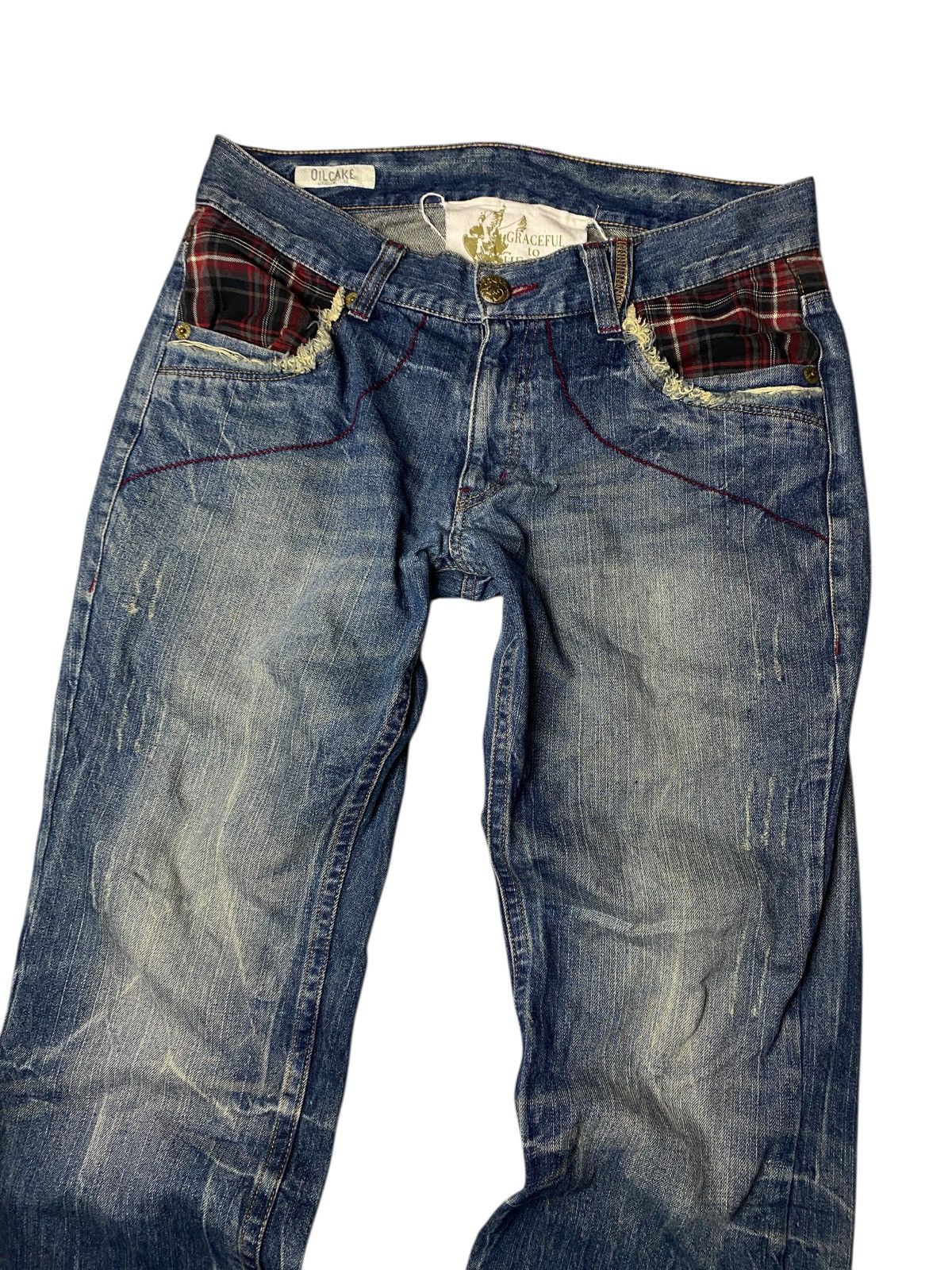 If Six Was Nine 2000's Graceful to Heaven Seawash Flared Jeans Size US 31 - 3 Thumbnail