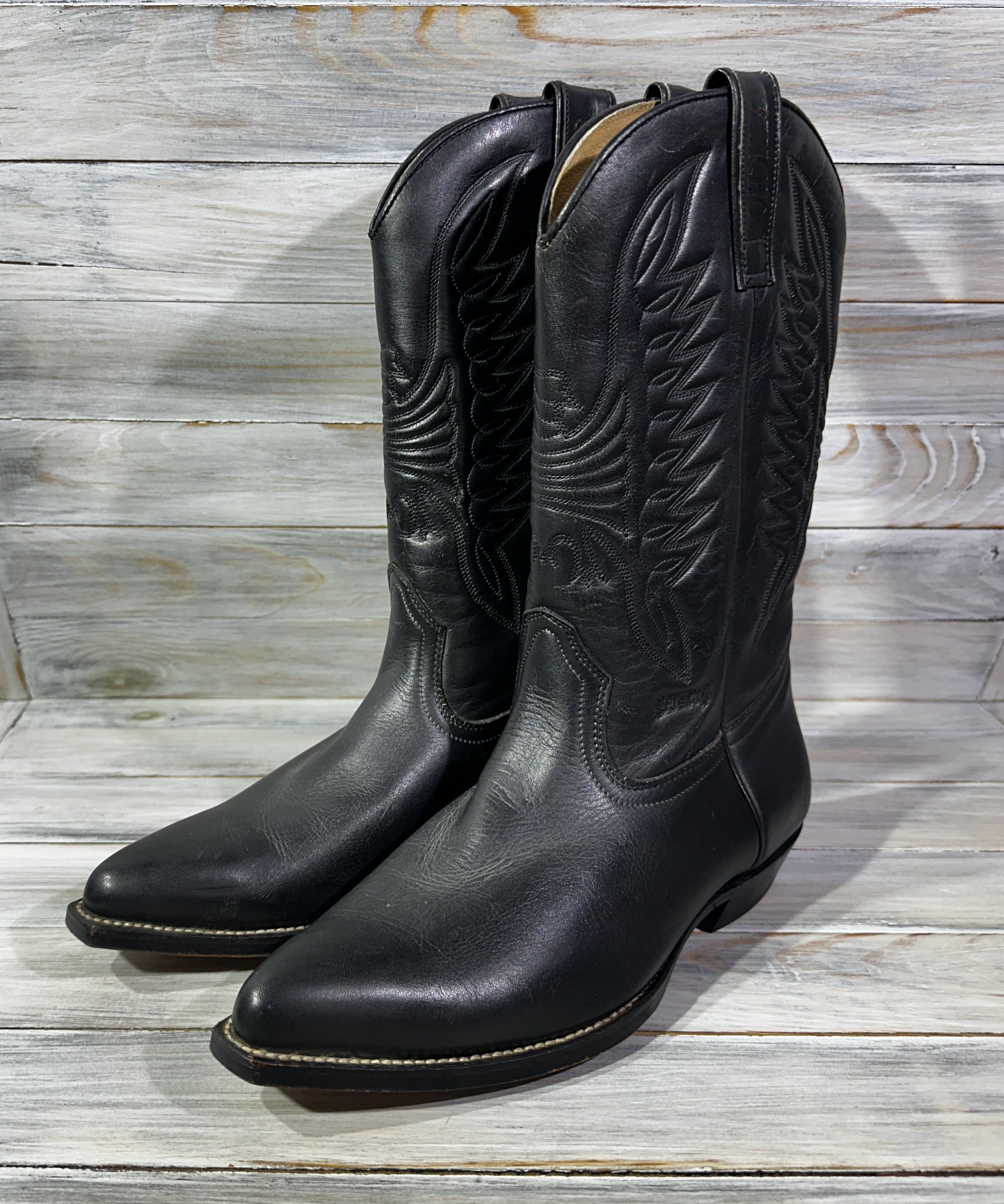 Cowboy Equipment × Leather × Sancho Boots Sancho Western Cowboy Leather Boots Size 42 Made In Spain Size US 9 / EU 42 - 4 Thumbnail