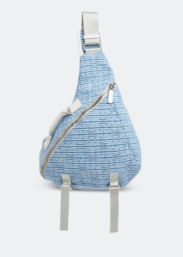 Givenchy o1srvl11e0225 Size: OS / Medium G-Zip Triangle Bag in Blue Size ONE SIZE - 1 Thumbnail