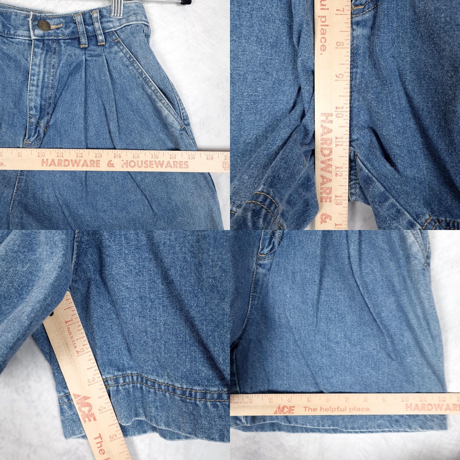 Vintage Vintage Lizwear Shorts Womens 4P Blue Denim High Rise Pleated Mom 90s Summer Casual Vintage Womens Lizwear 4P Blue Denim Shorts Size 27" / US 4 / IT 40 - 9 Thumbnail