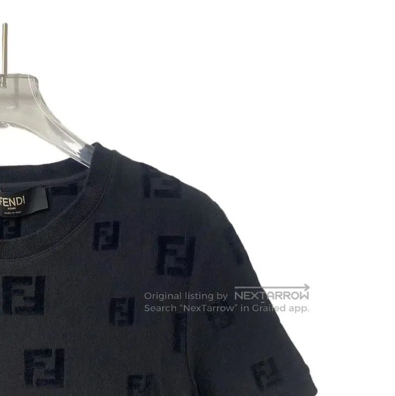 Fendi Fendi Black Cotton Short Sleeve T-Shirt . Size US XS / EU 42 / 0 - 4 Thumbnail