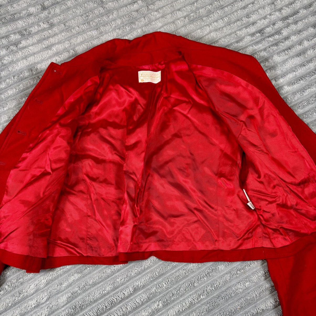Pendleton VTG Pendleton Classic Red Blazer Jacket 100% Virgin Wool USA Size ONE SIZE - 2 Thumbnail