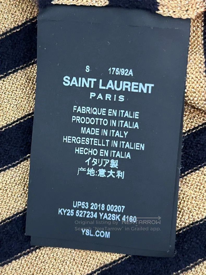Saint Laurent Paris Saint Laurent Paris Knit Sweater Size US S / EU 44-46 / 1 - 7 Thumbnail