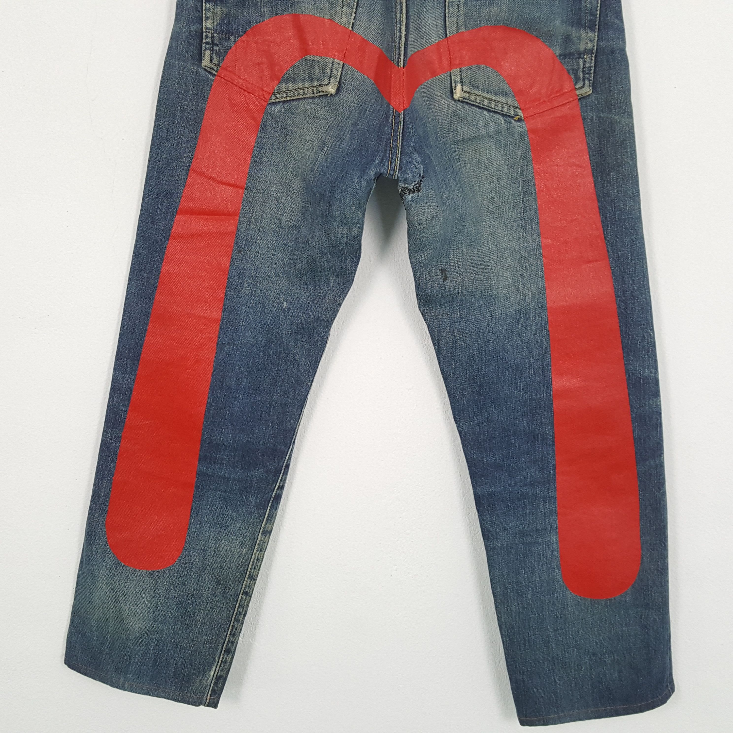 Evisu × Japanese Brand × Vintage Vintage EVIS Japanese Brand Daicock Custom Distressed Jeans Size US 28 / EU 44 - 3 Thumbnail