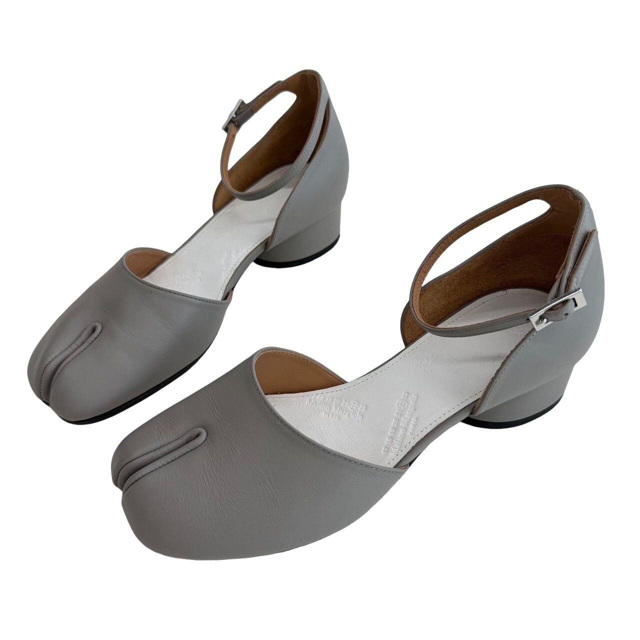 Maison Margiela Maison Margiela Tabi Grey Strap Heels Size 36 Size US 6 / IT 36 - 1 Thumbnail