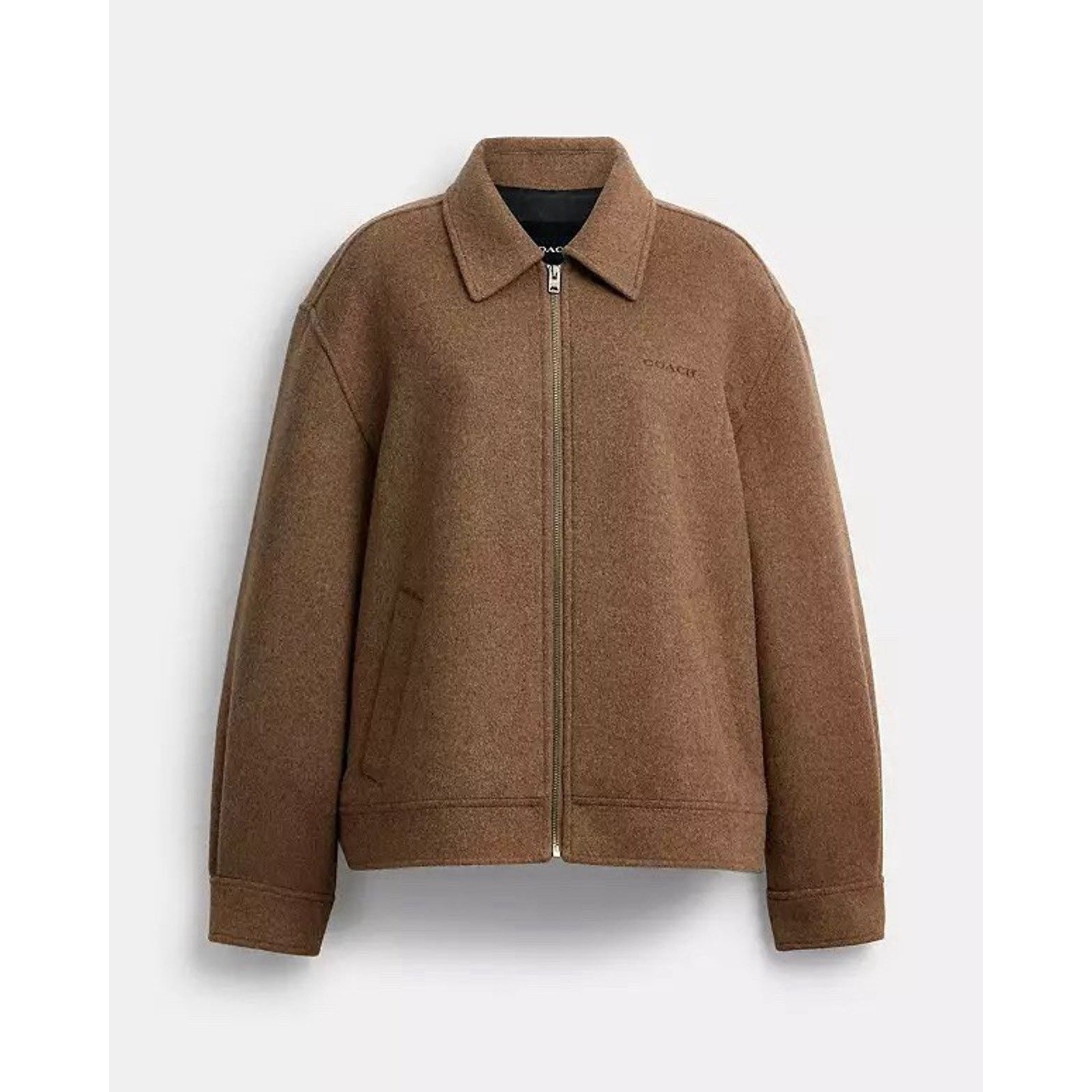 Coach NWT Coach Women Zip Front Wool Jacket Teddy Bear CAA10 Large Size L / US 10 / IT 46 - 9 Thumbnail