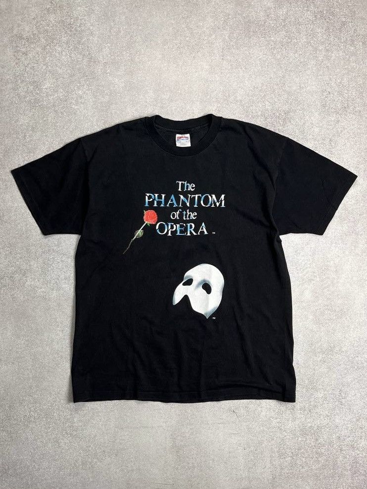 Band Tees × Vintage VINTAGE THE PHANTOM OF THE OPERA BOXY T-SHIRT Y2K XL Size US XL / EU 56 / 4 - 1 Thumbnail