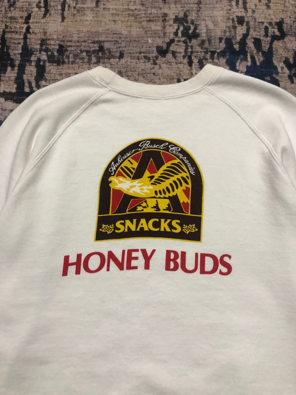 Budweiser Vintage 90s Budweiser Snack Honey Buds Crewneck Sweatshirt Size US S / EU 44-46 / 1 - 6 Thumbnail