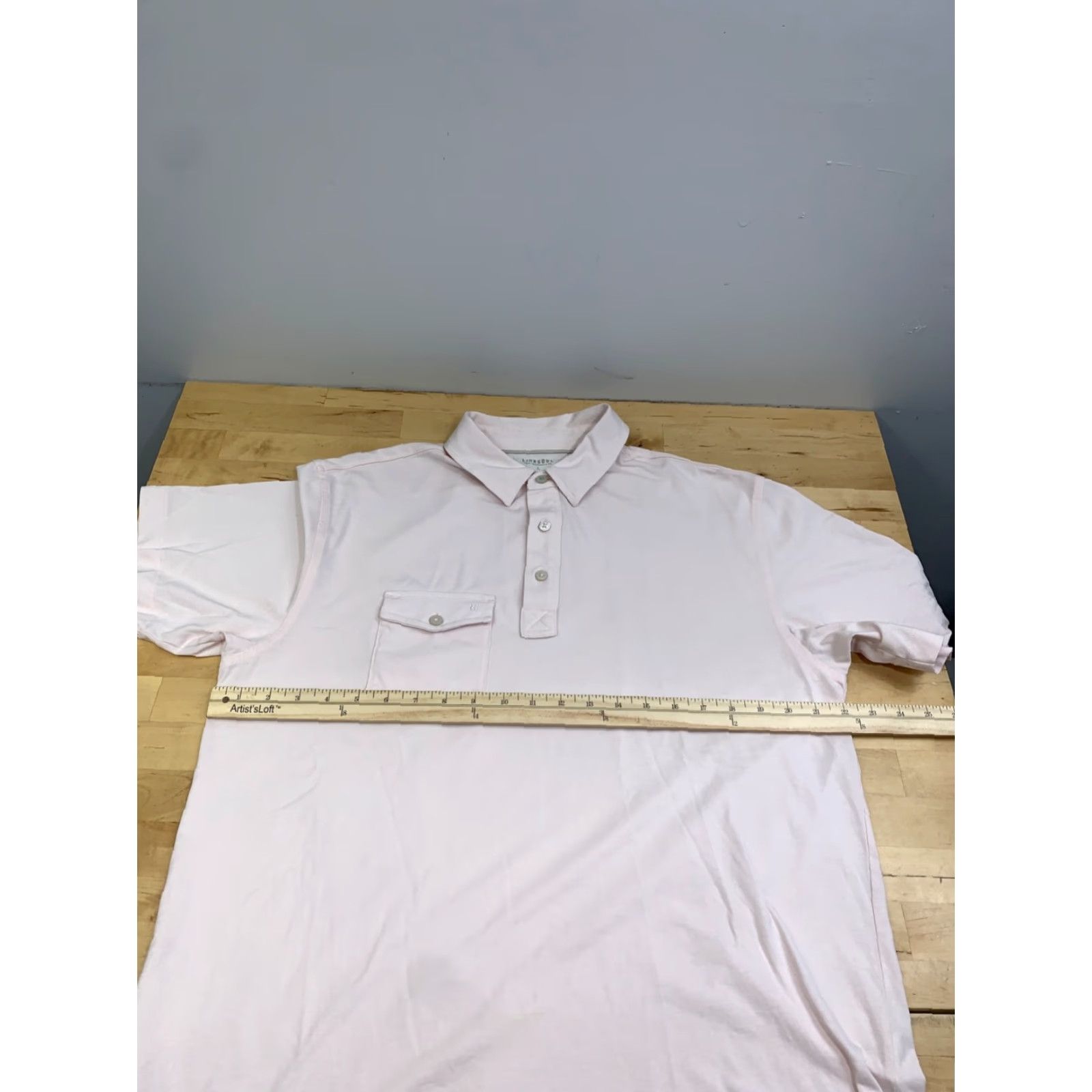 Vintage Linksoul Polo Shirt Men L Pink Casual Lightweight Stretch Golf 13040 Size US L / EU 52-54 / 3 - 5 Thumbnail