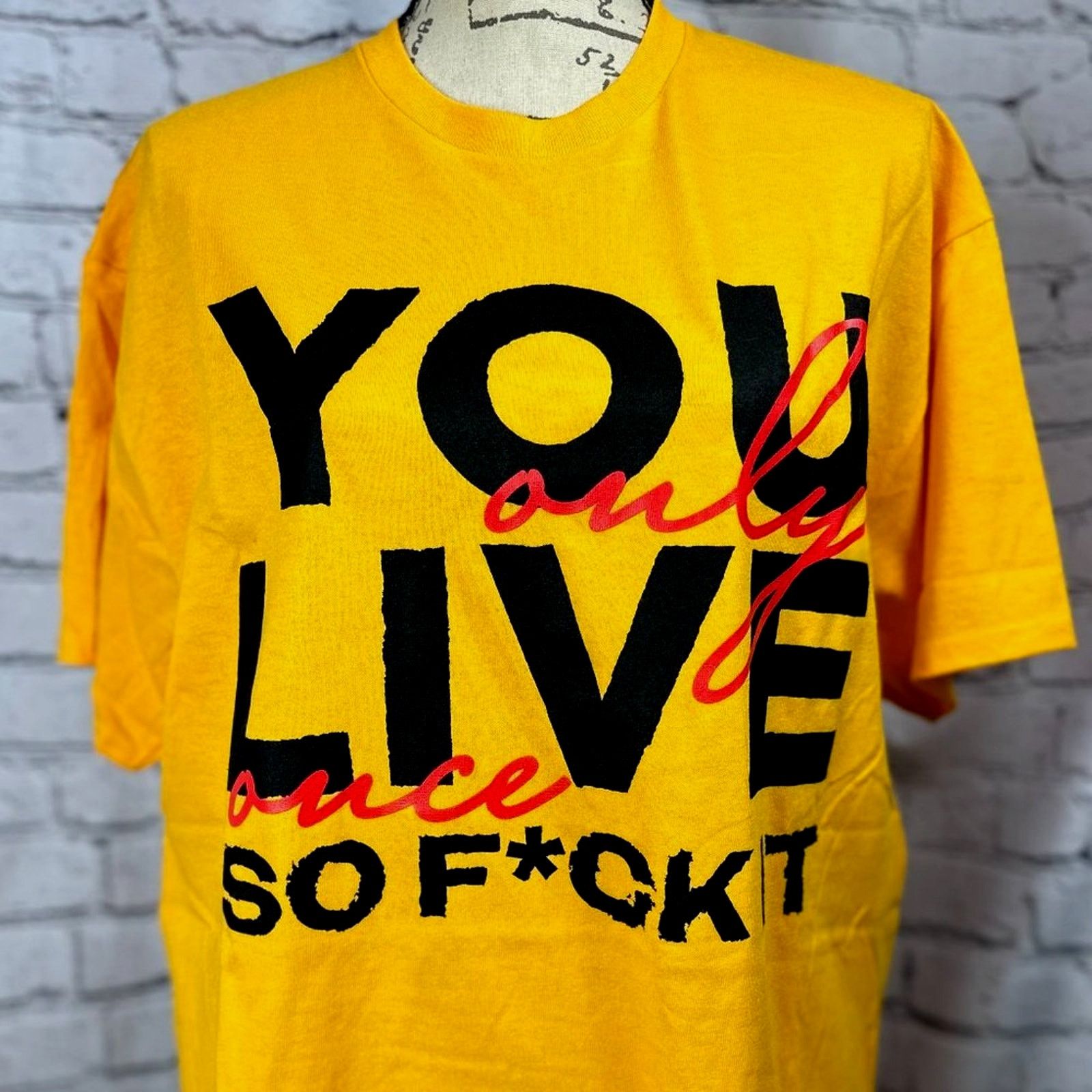 Other You only Live once, so f*ck it Tee Shirt - L Size L / US 10 / IT 46 - 3 Thumbnail