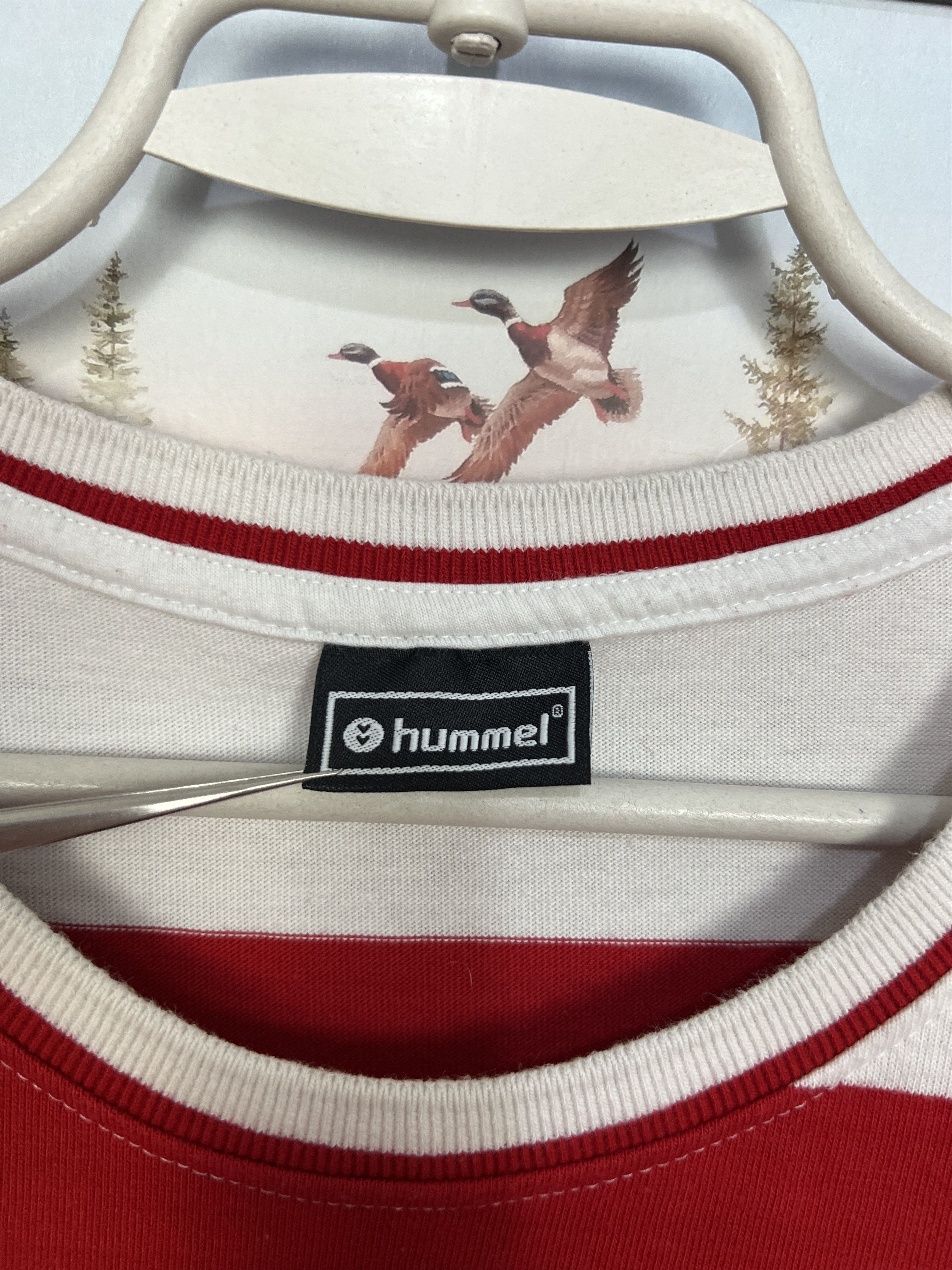Hummel Denmark Football Shirt Soccer National Team Jersey Trikot Size US L / EU 52-54 / 3 - 6 Thumbnail