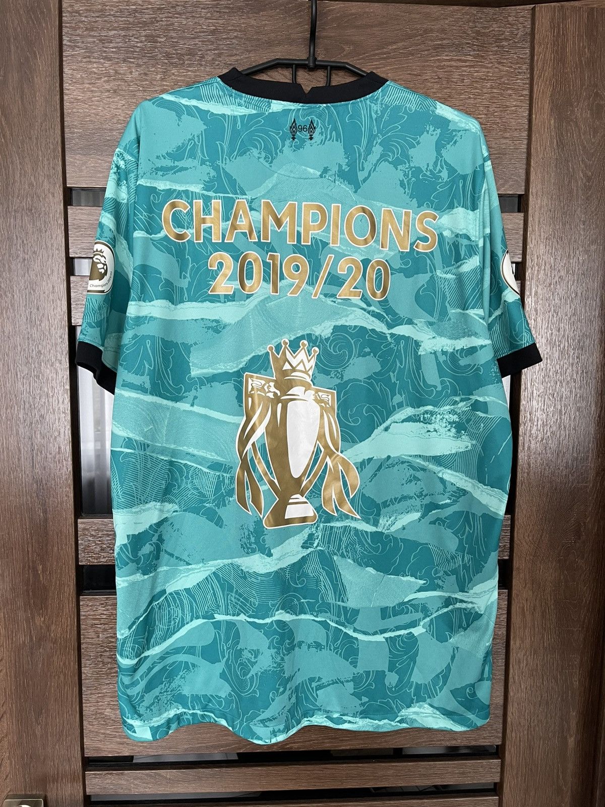 Nike 2020/2021 Nike FC Liverpool Champions Soccer Jersey T-Shirt Size US XL / EU 56 / 4 - 6 Thumbnail