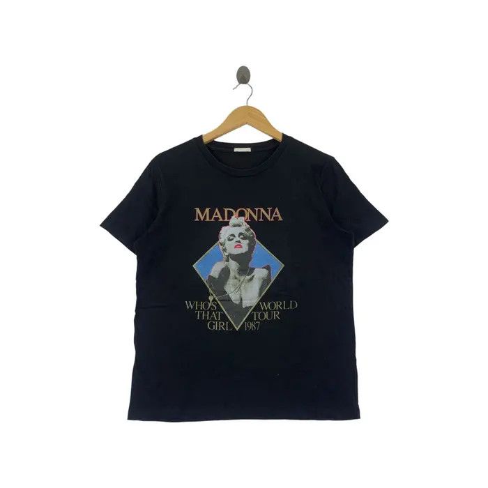 GU GU x MADONNA Who’s That Girl World Tour 1987 Tee Shirt Size L / US 10 / IT 46 - 1 Thumbnail