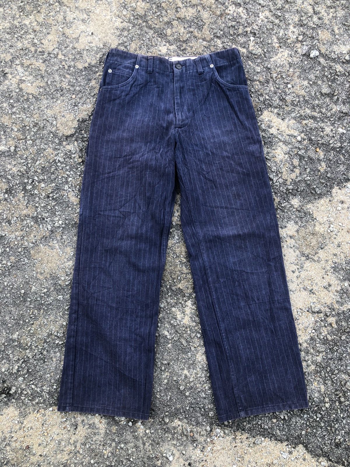 Nepenthes Engineered Garment by Nepenthes Hickory Carpenter Pants Size US 30 / EU 46 - 2 Thumbnail